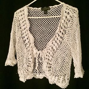 Cable & Gauge Loose Knit Shrug